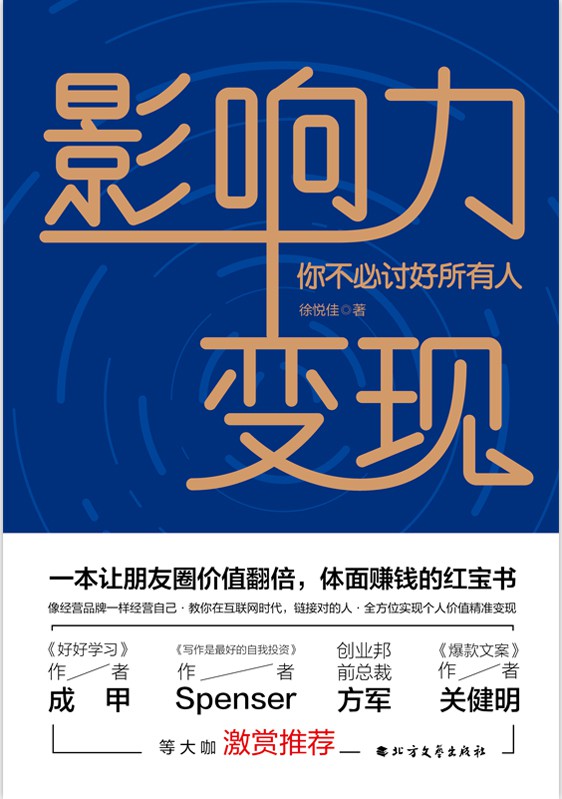 影响力变现：你不必讨好所有人