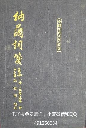 纳兰词笺注