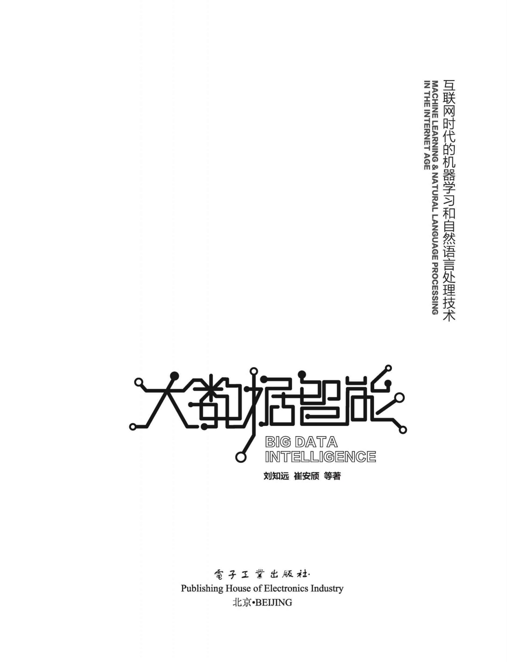 大数据智能——互联网时代的机器学习和自然语言处理技术