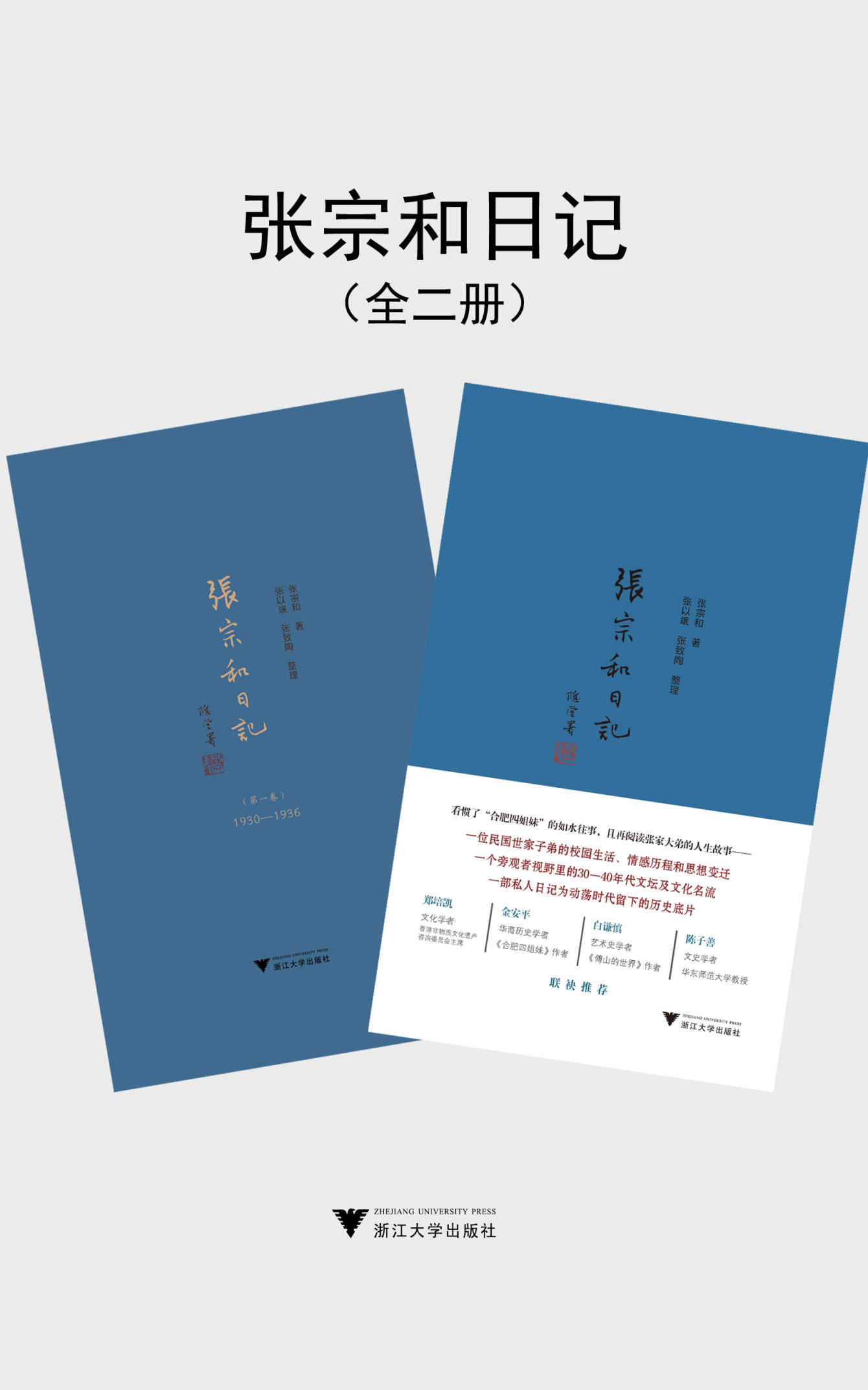 张宗和日记（全二卷，合肥张家传奇家族“大弟”张宗和记事，比历史更真实，比小说更动人）