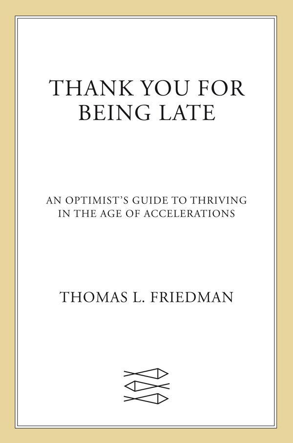 Thank You for Being Late