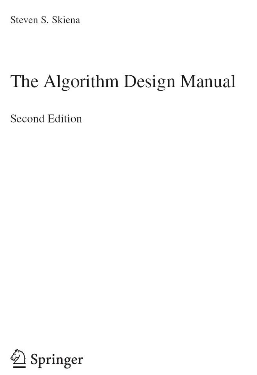 The Algorithm Design Manual