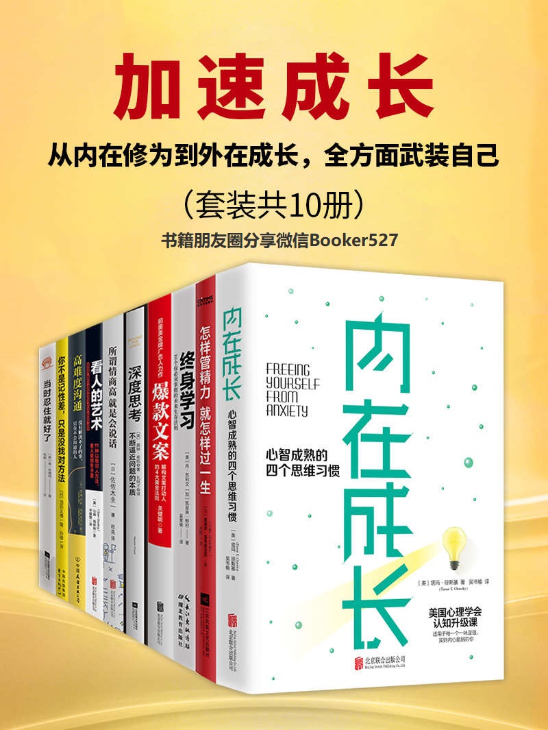 加速成长：从内在修为到外在成长，全方面武装自己（套装共10册）