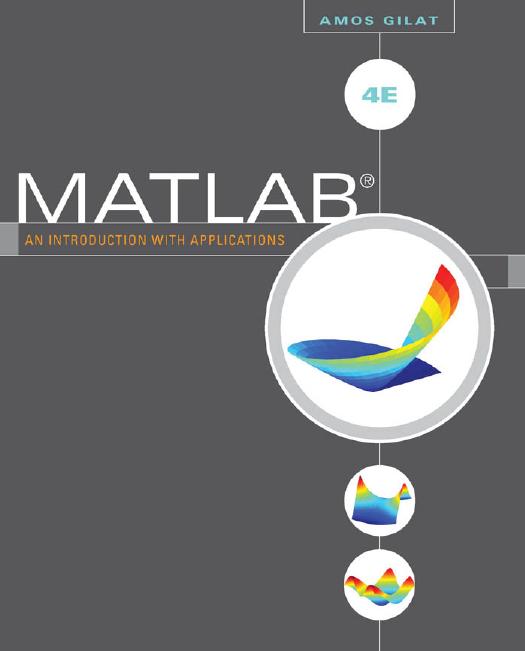 MATLAB  An Introduction with Applications.4th Edition
