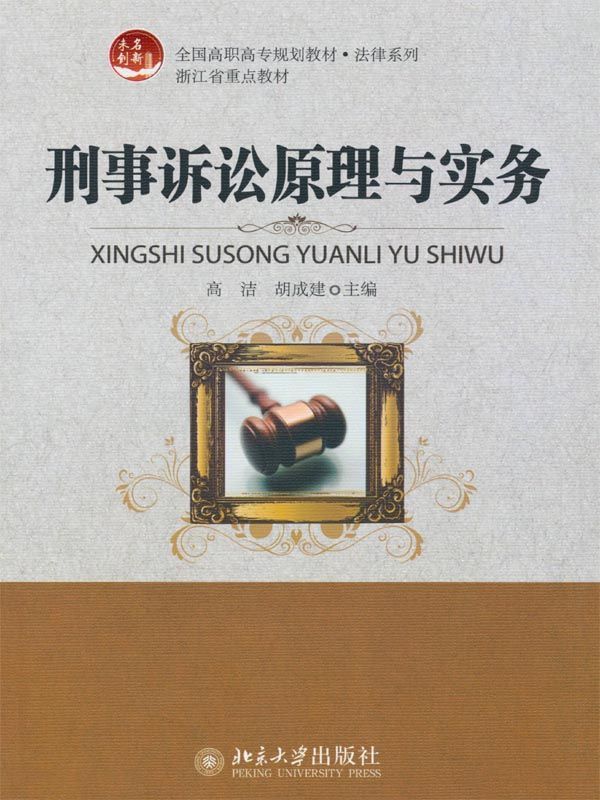 刑事诉讼原理与实务 (全国高职高专规划教材·法律系列,浙江省重点教材)
