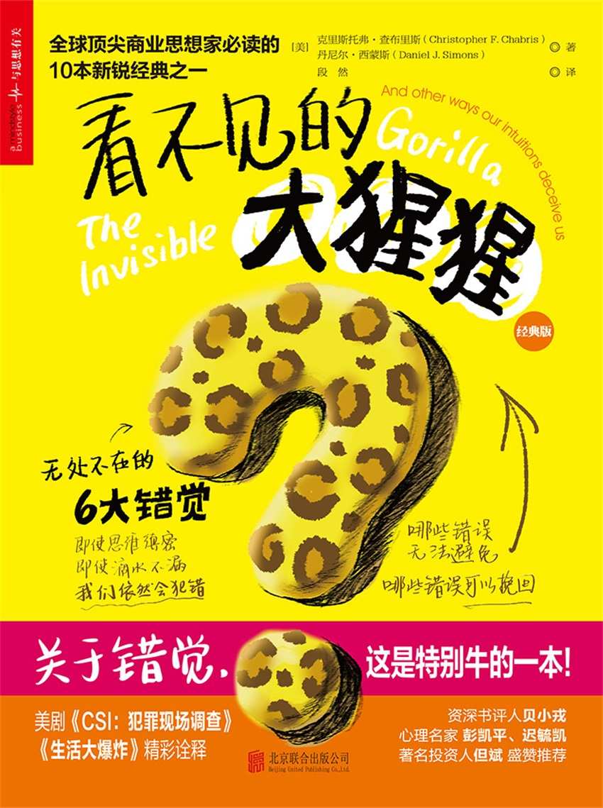 看不见的大猩猩：无处不在的6大错觉 （经典版）