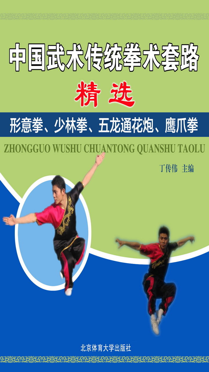 中国武术传统拳术套路精选: 形意拳、少林拳、五龙通花炮、鹰爪拳