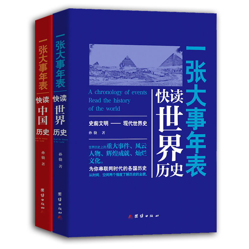 一张大事年表:快读全球历史（套装共2册）(图文注释典藏版)（快速串联全球历史）（历史学习不可错过的优质读物）