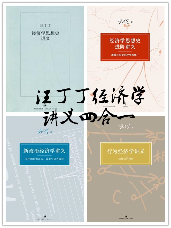 汪丁丁经济学讲义集四合一