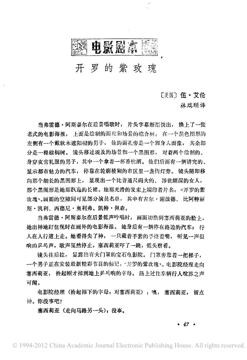 开罗紫玫瑰