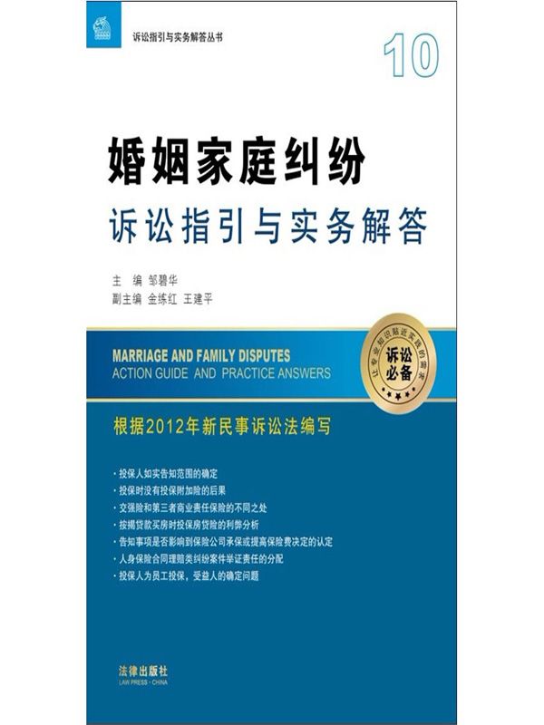 婚姻家庭纠纷诉讼指引与实务解答 (诉讼指引与实务解答丛书)