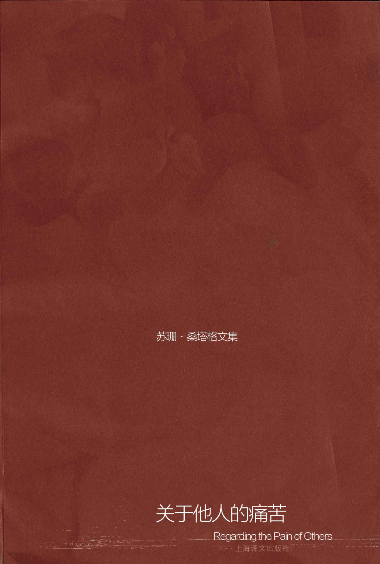 关于他人的痛苦 (苏珊·桑塔格文集)