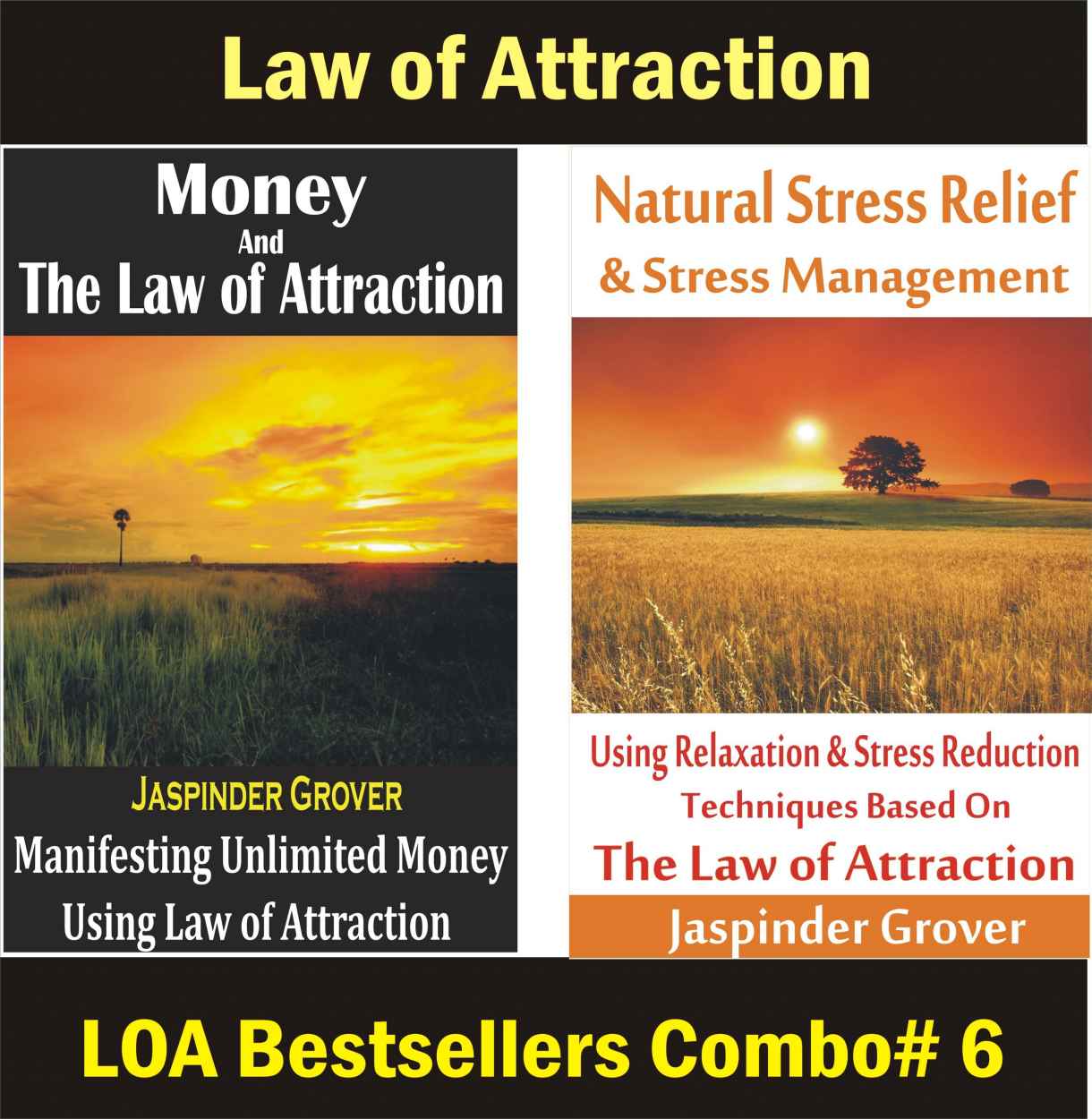 Law of Attraction Magic: Money and Law of Attraction and Natural Stress Relief Using law of Attraction: Combo of 2 Bestsellers - Secrets to Attract Money ... (Law of Attraction Combos Book 6)