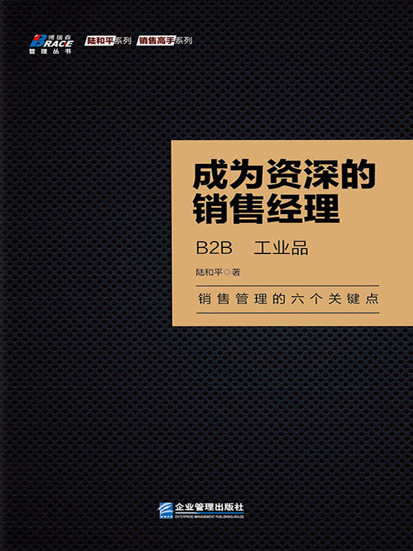 成为资深的销售经理：B2B、工业品 (博瑞森管理丛书·陆和平系列·销售高手系列)